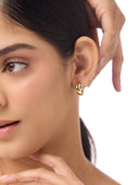Liana Crossover Small Hoop Earrings