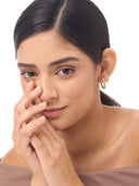 Dew Medium Hoop Earrings