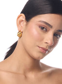 Orla Swirl Large Hoop Earrings