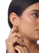 Orla Swirl Large Hoop Earrings
