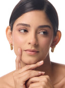 Axis Medium Hoop Earrings