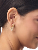 Axis Medium Hoop Earrings