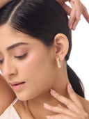 Axis Medium Hoop Earrings