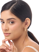 Axis Medium Hoop Earrings