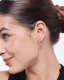 Rivé Small Hoop Earrings (Gold)