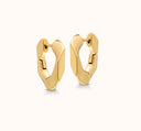 Rivé Small Hoop Earrings (Gold)