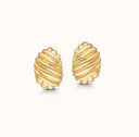 Orla Swirl Large Hoop Earrings