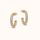 Dew Medium Hoop Earrings