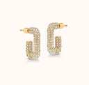 Axis Medium Hoop Earrings