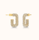Axis Medium Hoop Earrings